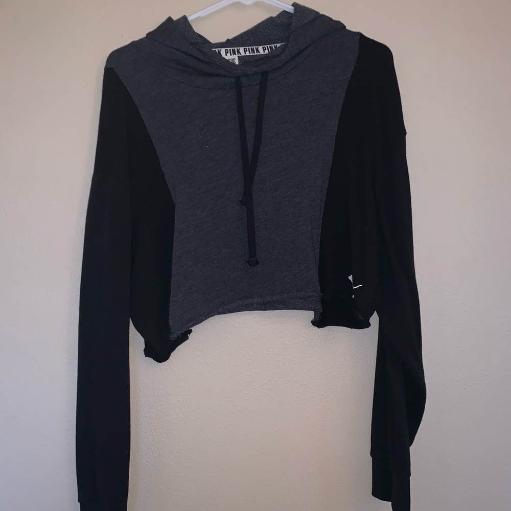 PINK Crop Top Hoodie